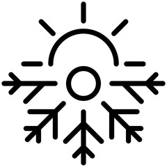 Cold day for weather, website, application, printing, document, poster design, etc