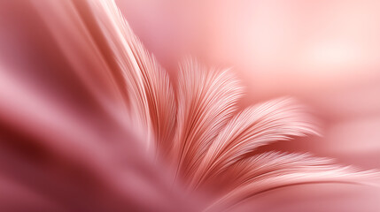 Soft pink feather texture, delicate and dreamy, with a gentle gradient background. Ideal for romantic, elegant design themes.