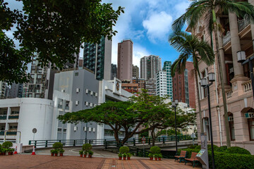 Obraz premium Hong Kong city landscape