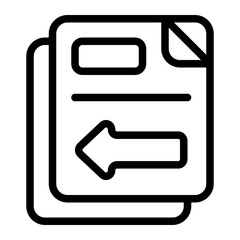 internal transfer line icon