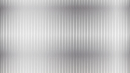 Glass texture with a light gray overlay background for posters or banners. Soft grey, frosted acrylic with a reeded, wavy surface. Fluted door window close-up. Gradient empty backdrop.	