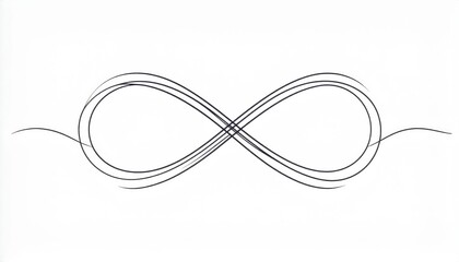 Abstract Infinity Symbol Design