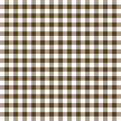 Gingham seamless pattern with balck and white color, checkerboard background, square, tablecloth, book cover, Vector illustration