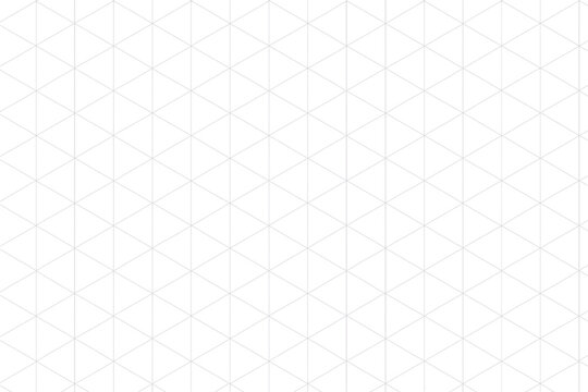 Modern clean simple geometric background featuring subtle light gray lines forming an isometric grid perfect for abstract design and digital art and technical illustration