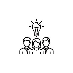 Professional Team Collaboration Brainstorming for Innovative Idea Development and Problem Solving Leading to Success and Strategic Planning in Business Setting