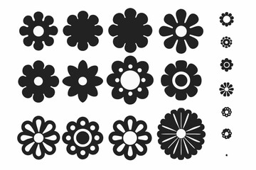 vector, icon, pattern, gear, flower, set, design, circle, symbol, element, wheel, illustration, sign, shape, decoration, machine, black, cog, cogwheel, floral, ornament, seamless, art, logo, silhouett