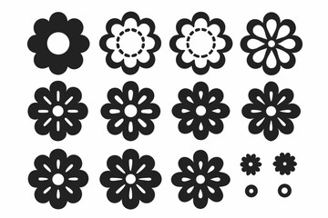 vector, icon, pattern, gear, flower, set, design, circle, symbol, element, wheel, illustration, sign, shape, decoration, machine, black, cog, cogwheel, floral, ornament, seamless, art, logo, silhouett