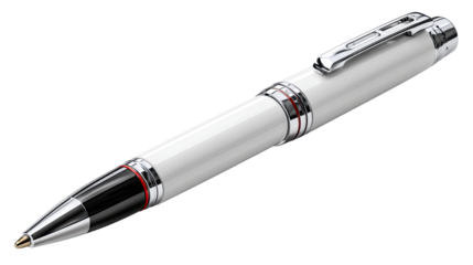 Elegance in Precision: A sleek, high-end pen of classic design. A symbol of craftsmanship and attention to detail, against a timeless background.