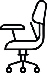 office chair vector illustration