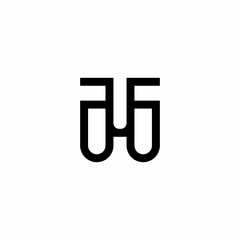 abstract initial letter . Monogram logo design, icon for luxury, elegant and random business Vector