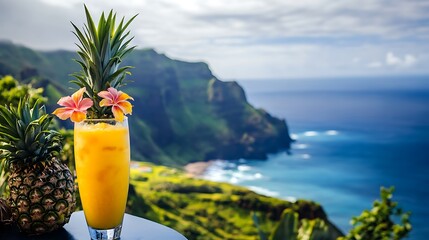 Sao miguel island azores archipelago portugal pina colada
