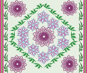 ornamental round lace pattern