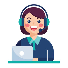 online-support-agent-smiling-during-conversation--.eps