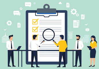 Businesspeople analyze growth on a laptop, a dynamic illustration of communication and technology concepts