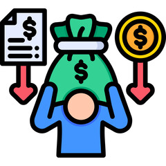 Financial Burden Icon