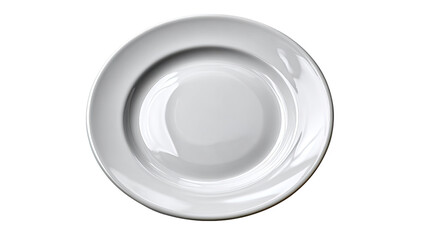 Empty Plate: A clean, pristine ceramic plate, presented with a touch of minimalism. This image can evoke a sense of anticipation, simplicity, or even an invitation to fill the space.