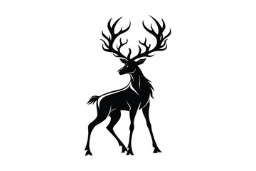 deer silhouette vector