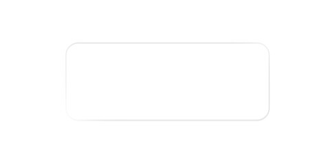 Liquid glass iphone interface isolated on transparent background. ui light frame rectangle banner with shine stroke. Control center widget for smartphone and web app and UI