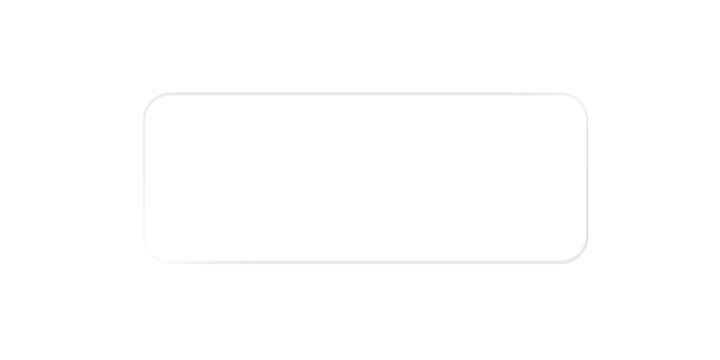 Liquid glass iphone interface isolated on transparent background. ui light frame rectangle banner with shine stroke. Control center widget for smartphone and web app and UI