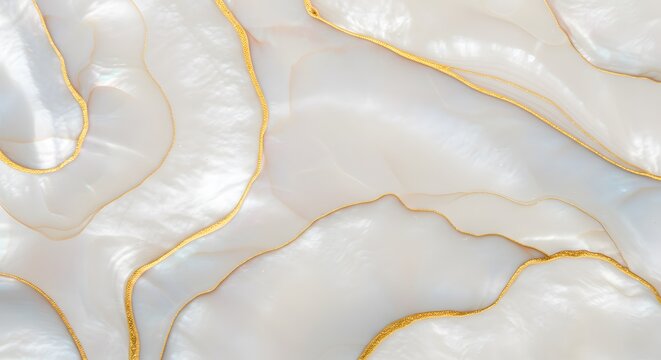 Elegant mother of pearl with gold veins texture for cards