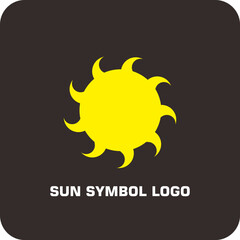 Minimalist Sunrise Logo – Rising Sun Symbol Vector