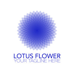 Serene Lotus Bloom: Elegant Floral Circle Design for Wellness, Spa, Yoga, and Meditation. zen art