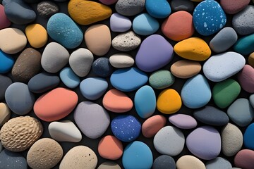 colored stones background
