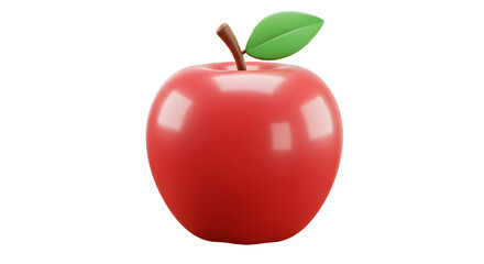 A Simple and Clean 3D Apple Design