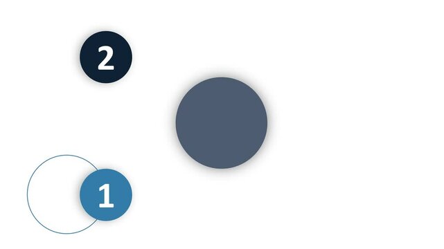 Animated infographic 4-step designed for office use in presentations training or reports featuring a clear professional workflow with clean visuals and smooth transitions for effective communication