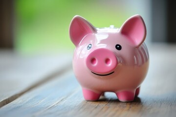 Monthly Savings. Baby Piggy Bank for Money Management and Wealth Building