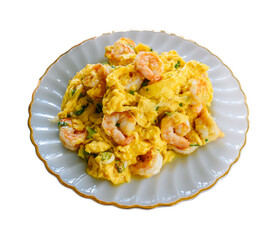 shrimp egg stir fry