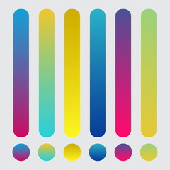 Sunlit Skies: Abstract Yellow Blue Gradient Background hue art sky color blend tones flyer
