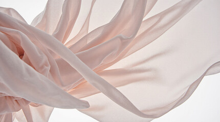  Close-Up Macro Shot of Silky Fabric Flowing Like Liquid, Featuring Soft Pastel Colors, Calming Abstract Texture, Gentle Lighting, and Depth of Field Blur in Full UHD for Wellness Visuals