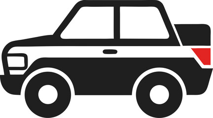 vector cartoon car
