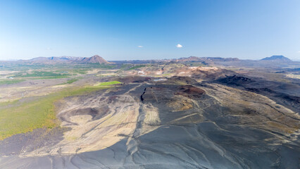 Explore the majesty of Hverfjall Volcanos dramatic landscape in Icelands North