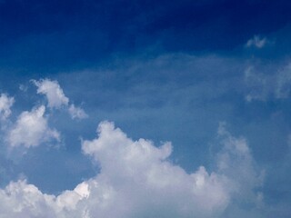 Dark Blue Storm Clouds Rolling Across the Sky