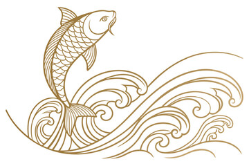 vector illustration of a tribal tattoo