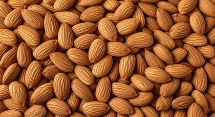 Fototapeta premium Close up of almonds for background.