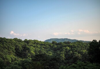 한국의 산과 하늘