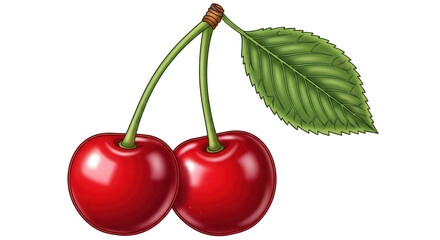 Isolated Cherry