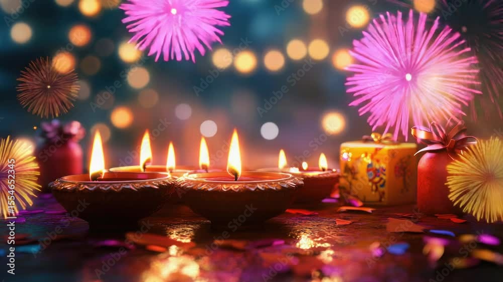 Poster group of candles on a table with soft light and gentle ambiance