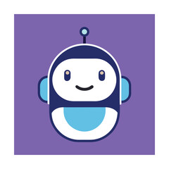 Friendly robot face