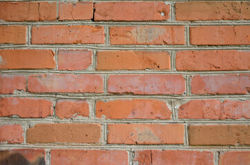 Brick wall close-up	
