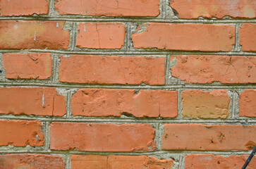 Brick wall close-up	