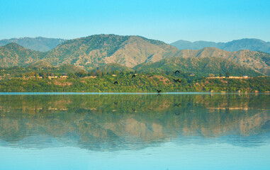 lake in the mountains