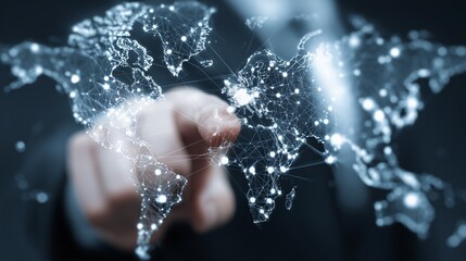 Exploring connections in global business networking for recruitment and outsourcing strategies