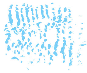 Natural blue hand painted dot texture. Color pattern for packaging, cosmetic labels, socail media, poster design. Template banners, fashion backdrops. Minimal calligraphic doodle style.