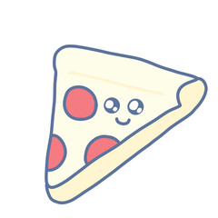 vector illustration of a pizza
