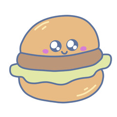 burger cartoon character