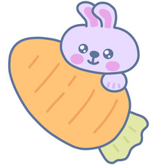 rabbit and carrot